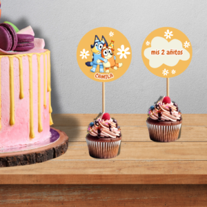 Círculos multiusos Bluey y Bingo