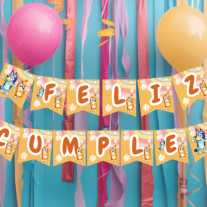 Banderin Bluey y Bingo