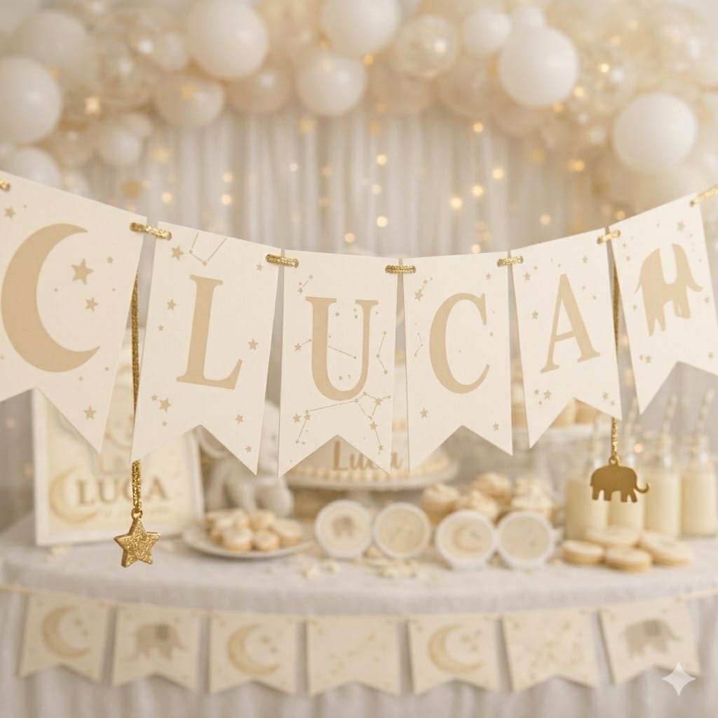 Kit de Fiesta Elefante Beige - Imagen 3